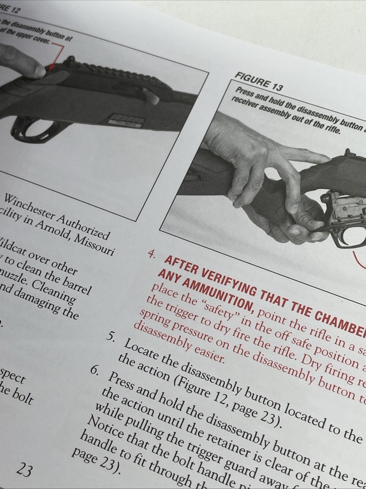 Winchester Wildcat Autoloading Rifle Owner's Operator Instruction Manual .22LR