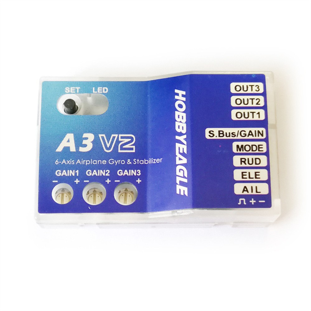 A3-V2 6-Axis Fixed-wing For Gyro Flight Stabilizer Controller For Airplane Drone