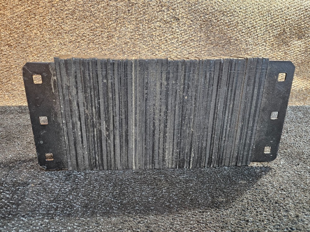 Dock Bumper 22NT88A 26"x4-1/2"x12" Rectangular, Laminated Rubber