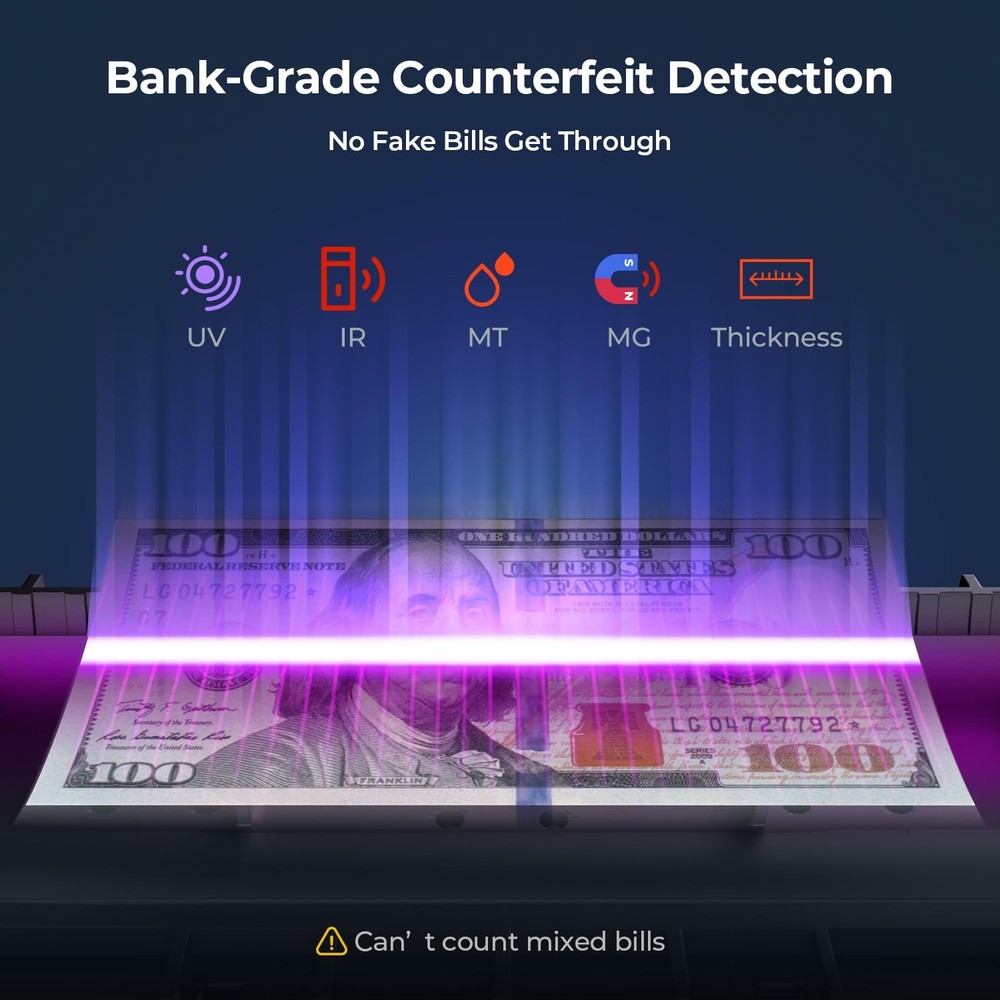 IMC51 Money Counter Machine Count Value, Add+Batch/Add+ Value Mode Bill Count...
