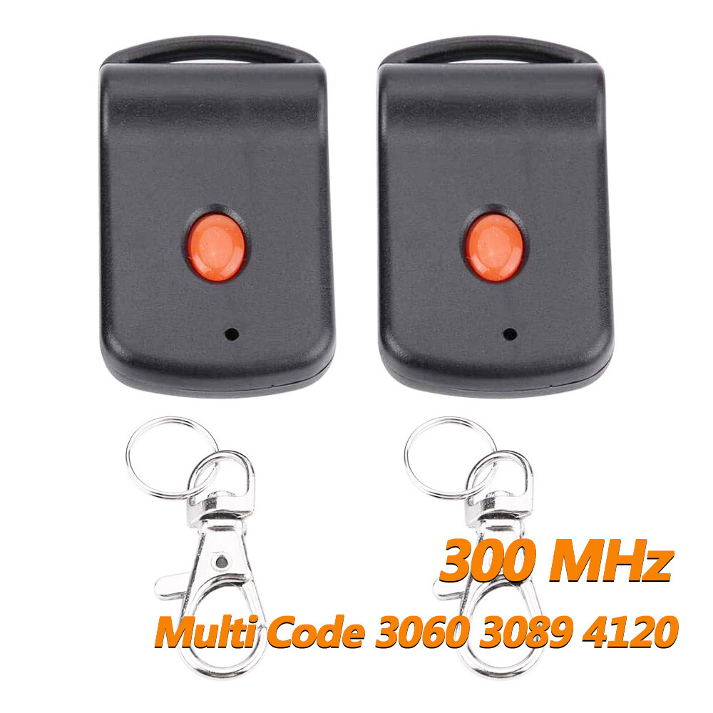 2x 10 Dip Switch Garage Door Opener Remote Transmitter for MultiCode 3060 3089