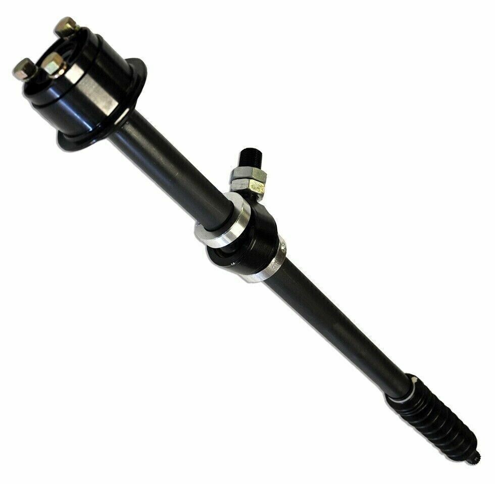 TELESCOPING COLLAPSIBLE RACING STEERING COLUMN LIGHT WEIGHT HUB, 32" - 42" SHAFT