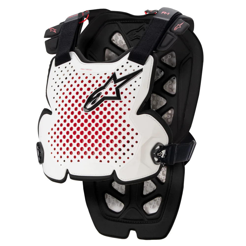 Alpinestars A-1 Chest Protector White/Black/Red