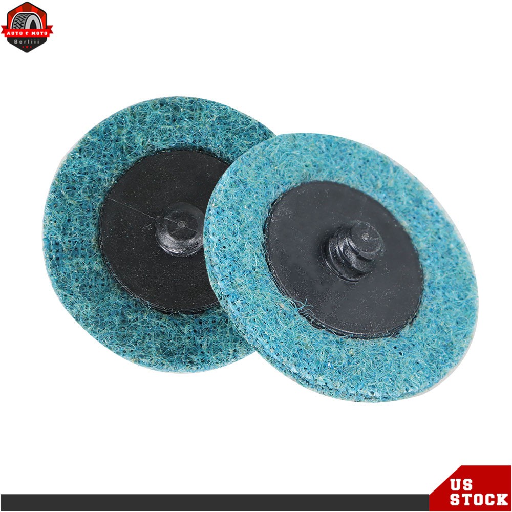 50Pcs 2Inch Fine Surface Conditioning Discs Roll Lock Die Grinder Sanding Pads
