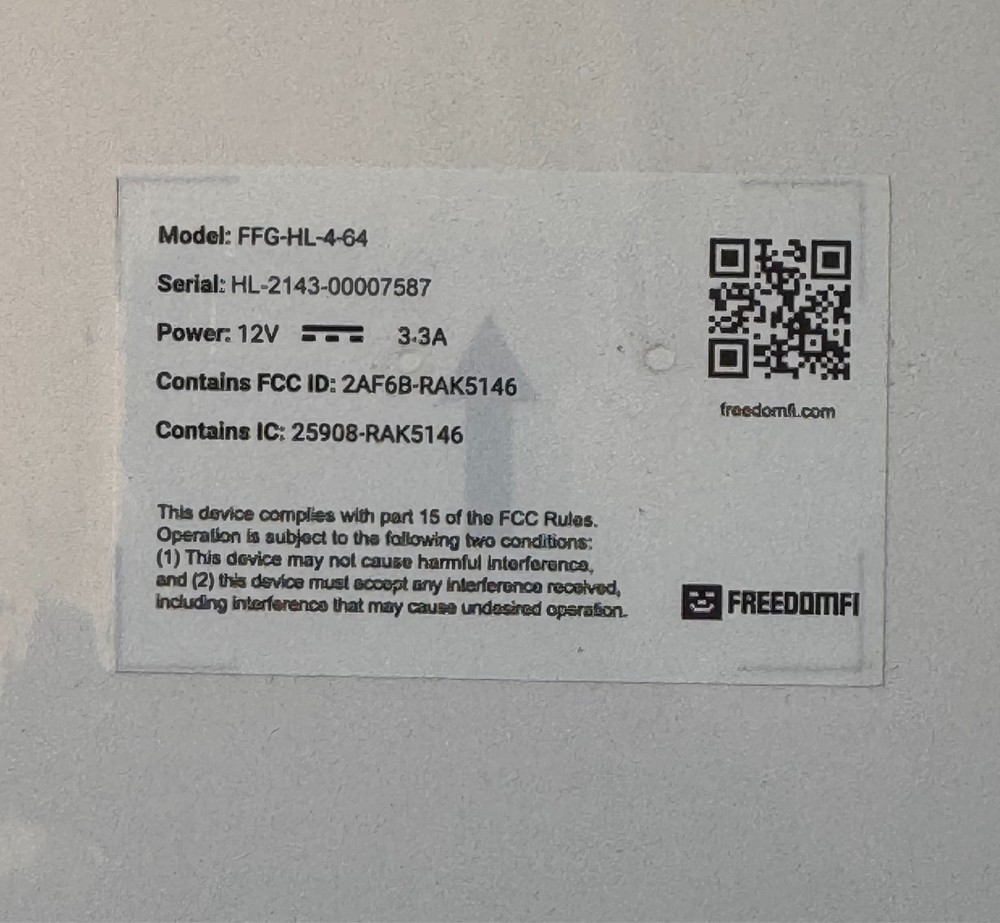 Freedom FI, FFG-HL-4-64