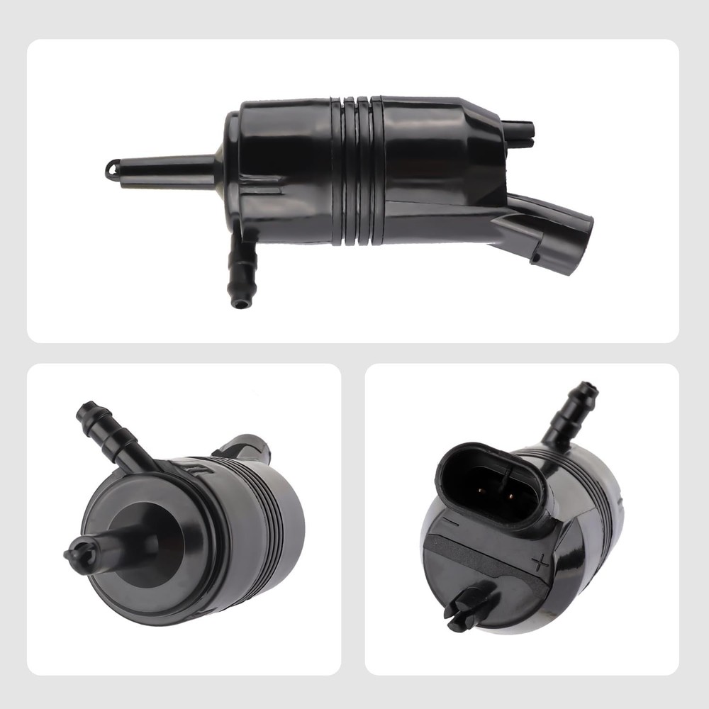 Windshield Washer Pump, Windshield Wiper Pump Compatible with Silverado, Impa