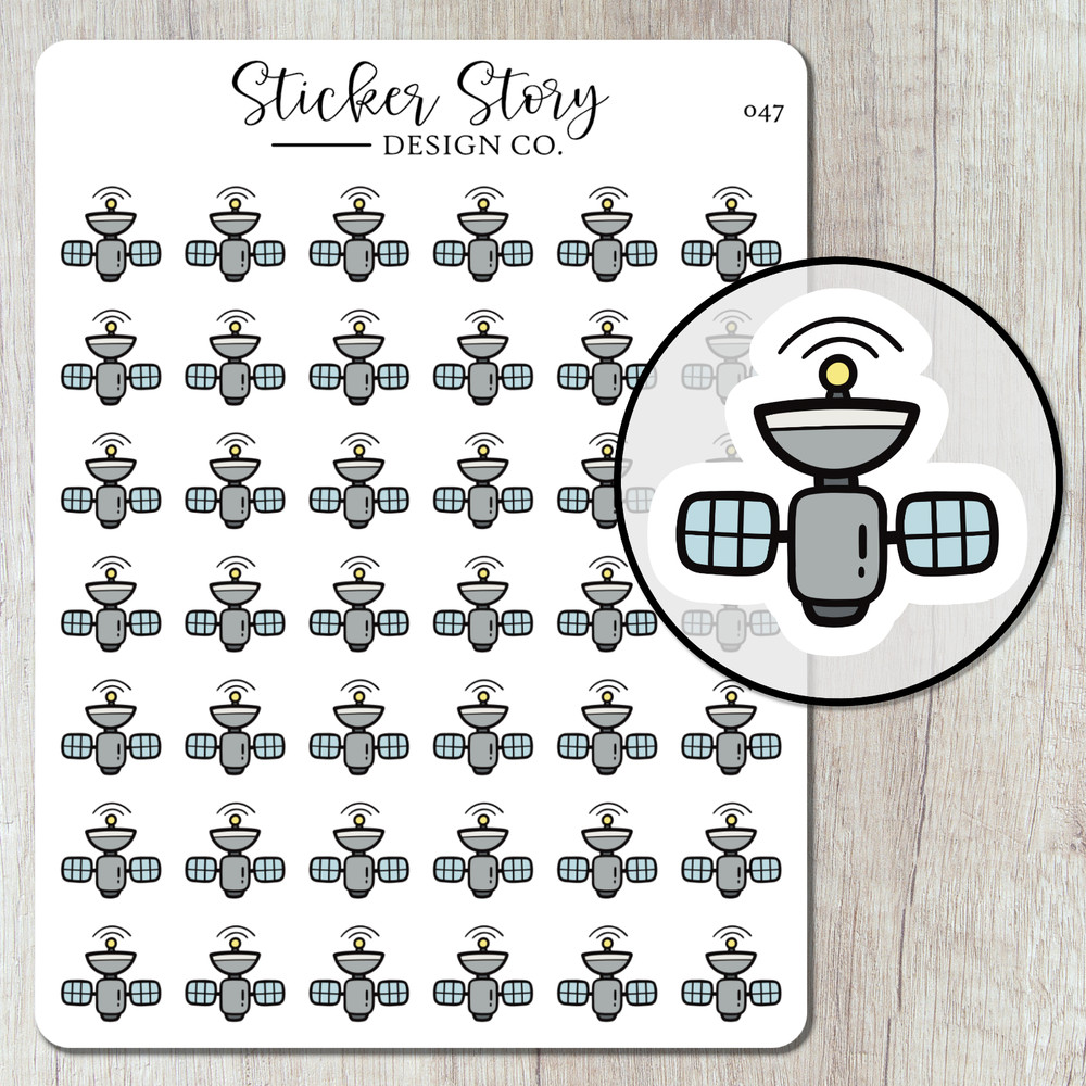 Satellite Planner Stickers