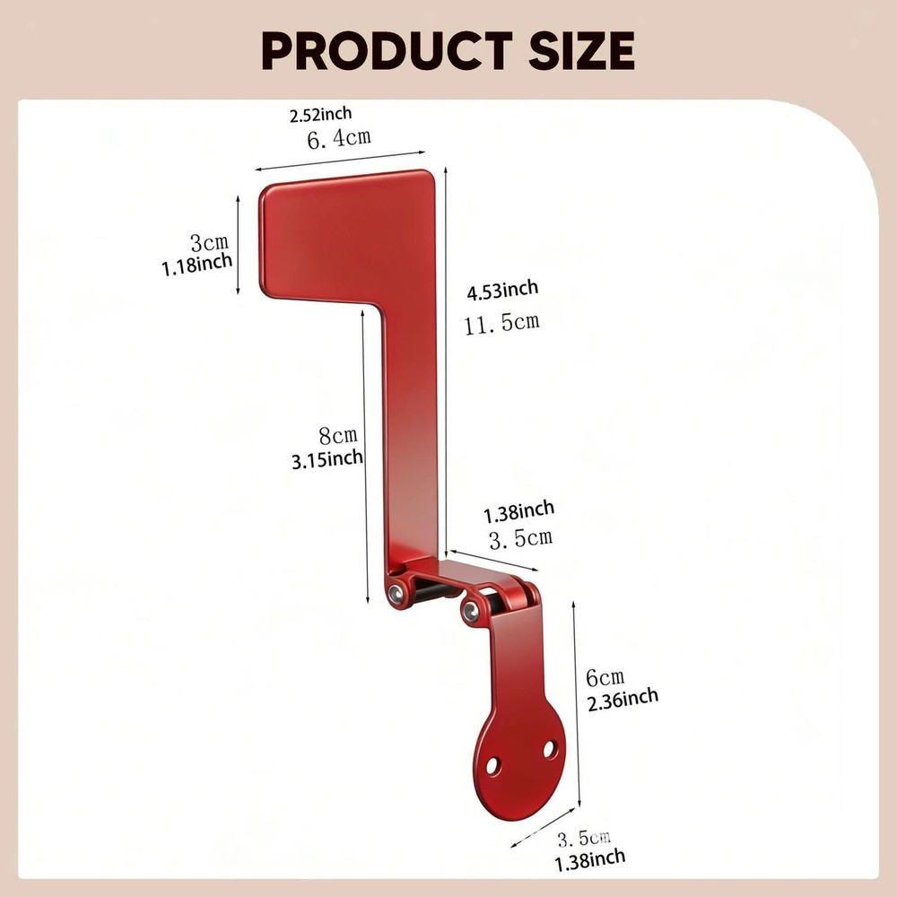 Universal Mailbox Flag Foldable Professional Wall Mount Weather Resistant