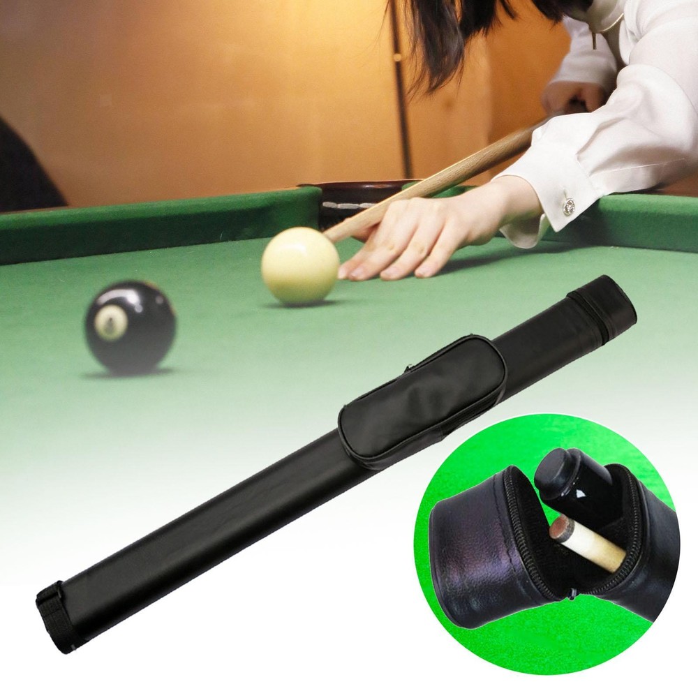 Pool for 1/2 Pool Cue with External Pocket Lightweight Soft Inside Waterproof