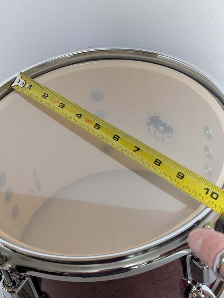 PDP Encore 10 x 7" Rack Tom Drum Ruby Red