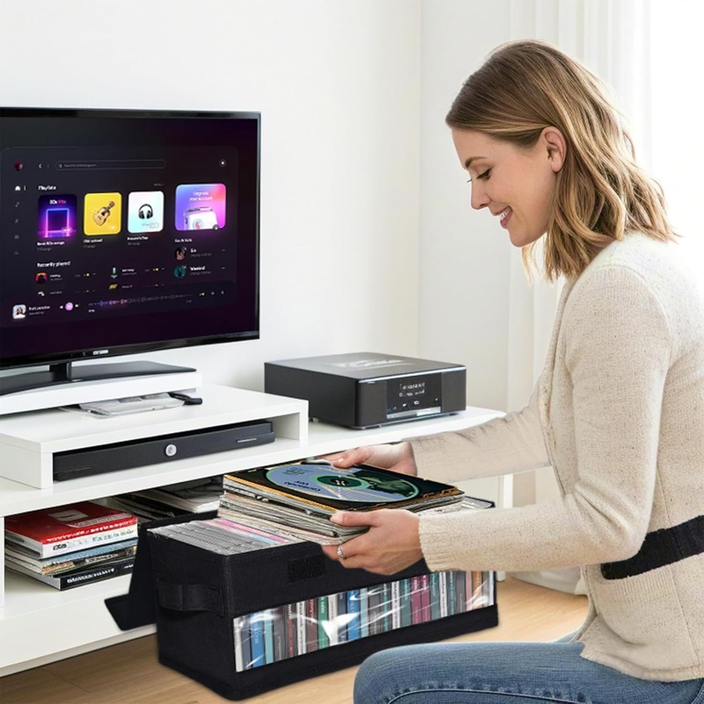 CCidea CD Storage Boxes - Pack of 2 Cases - 14" 2 Pack, With Visual Window