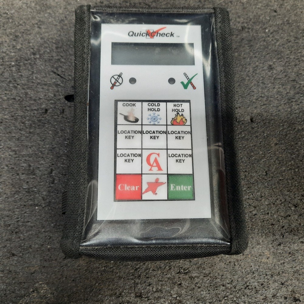 sensitech QuickCheck Unit Food Safety Management Systems thermometer / logger