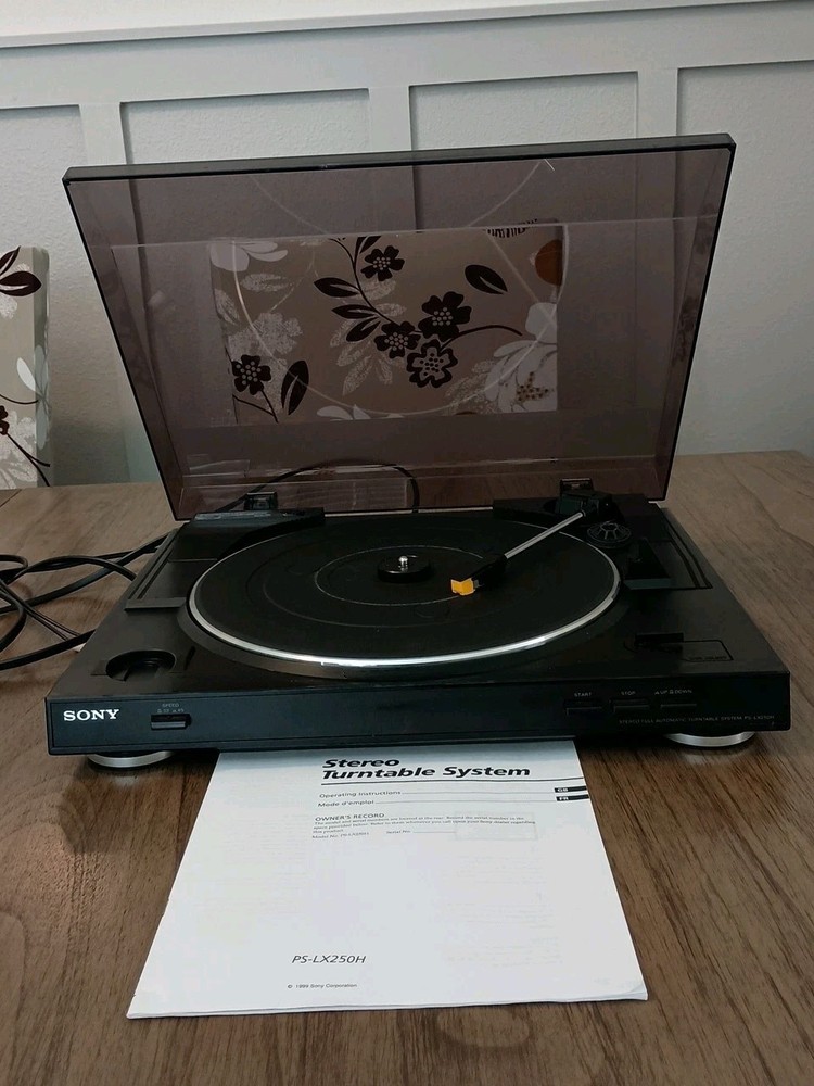 Sony PS-LX250H Stereo Full Automatic Turntable System LP Record Player Tested