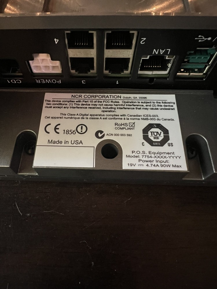 NCR 7754 Touchscreen,