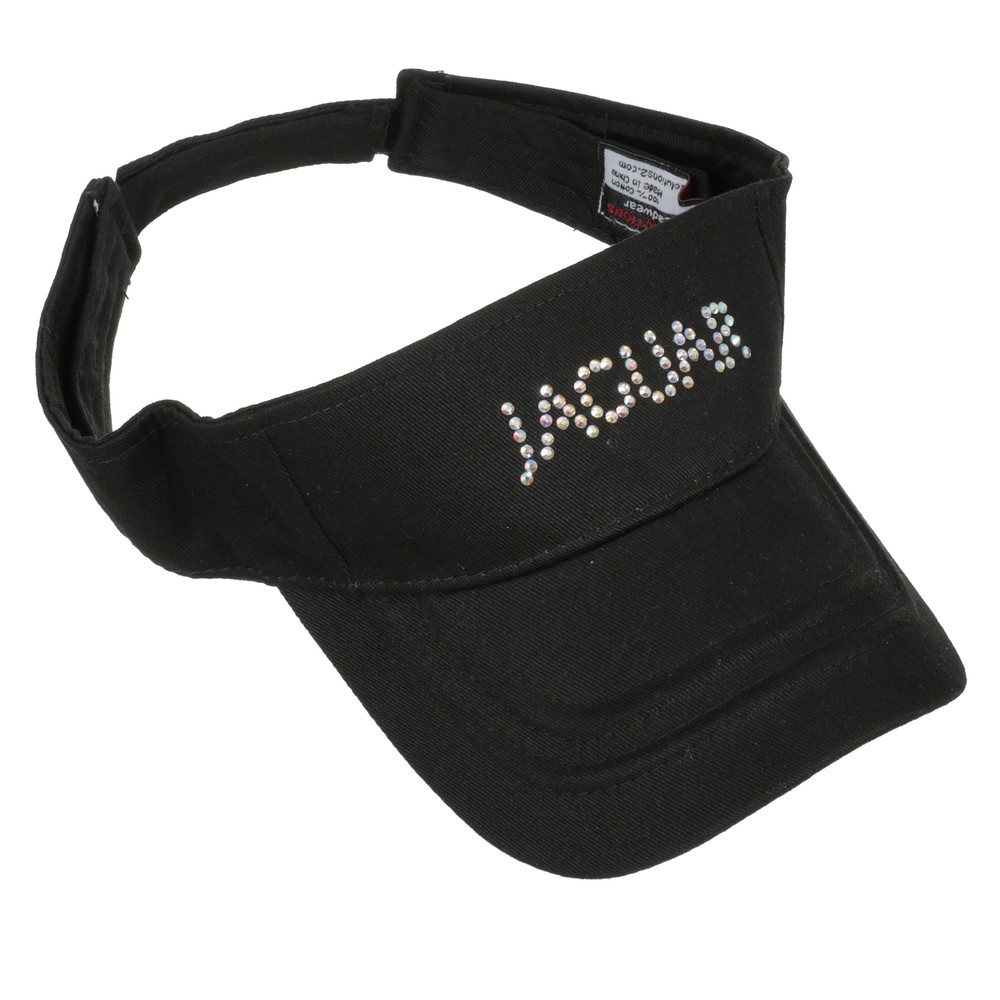 Black Jaguar Strapped Visor