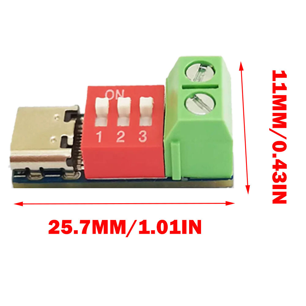 10pack USB-C PD Trigger Board Module PD/QC Decoy Board Fast Charge USB Type-C