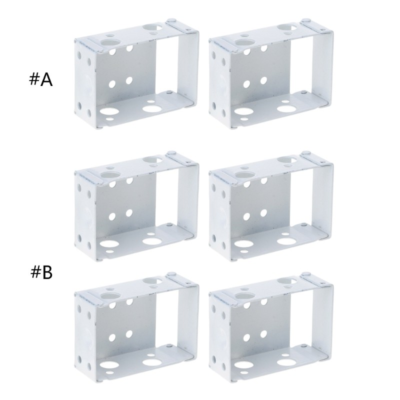 2 Set 5cm Blind Brackets Window Headrail End Brackets Box Mounting Brackets