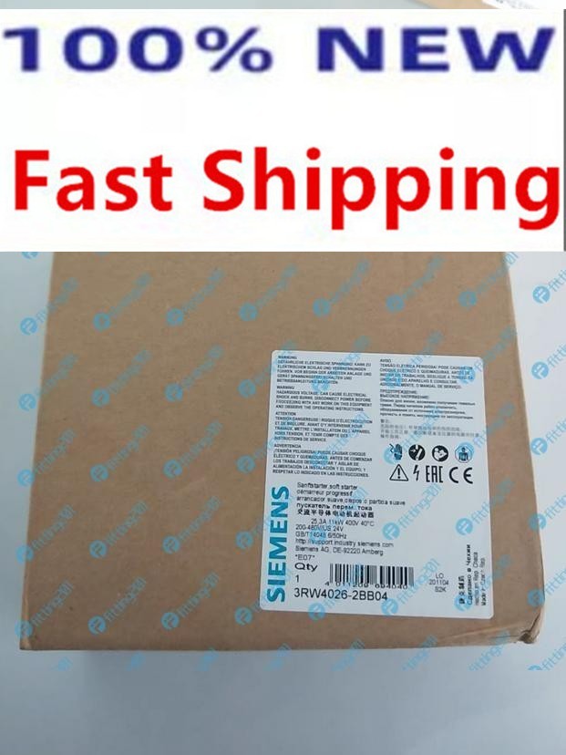 1PCS New Siemens Soft Starter 3RW4026-2BB04