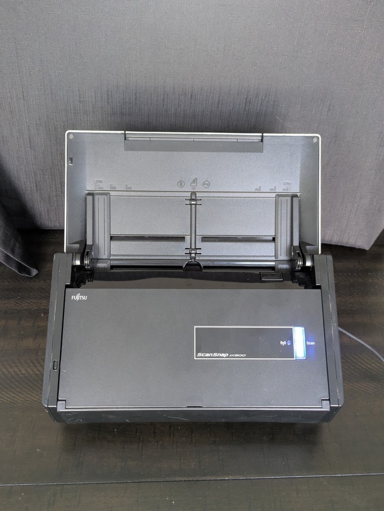 Fujitsu ScanSnap iX500 Document Scanner Wireless Tested Low Count w/ Power & USB