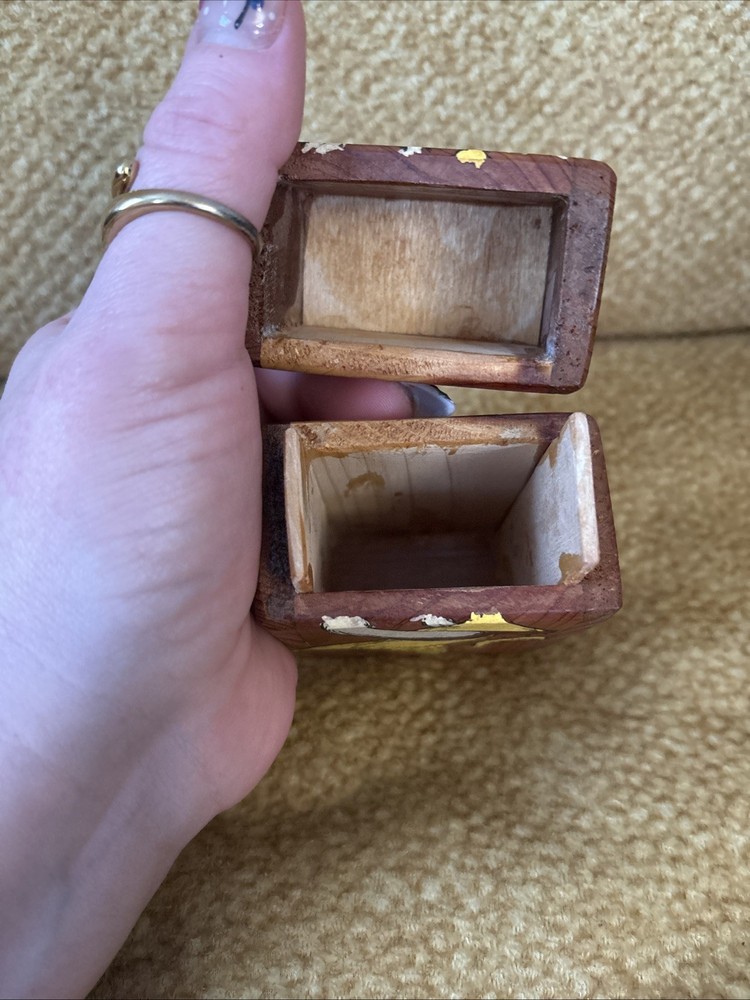 Beautiful Hand Painted Vikings Cigarette Box