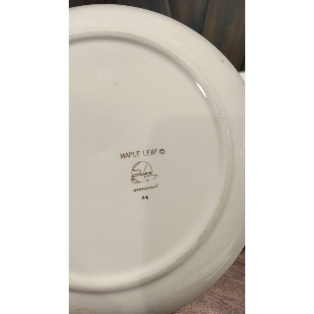 675. Vintage Salem Maple Leaf Dinnerware