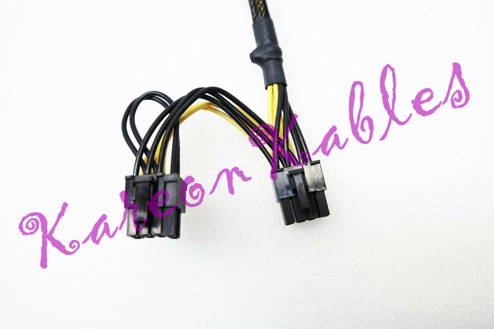 🔥 (30+4)" Open End Mac Pro Pixlas Mod Dual 6+2PCI-E GPU Card Power Cable