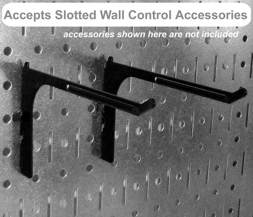 Pegboard 32in x 16in Galvanized Metal Pegboard Tool Board Panel