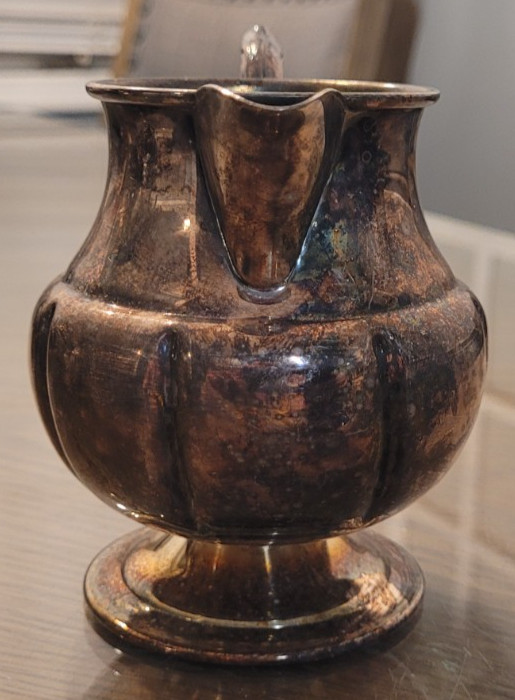 Vintage Silver Plated Creamer Pitcher