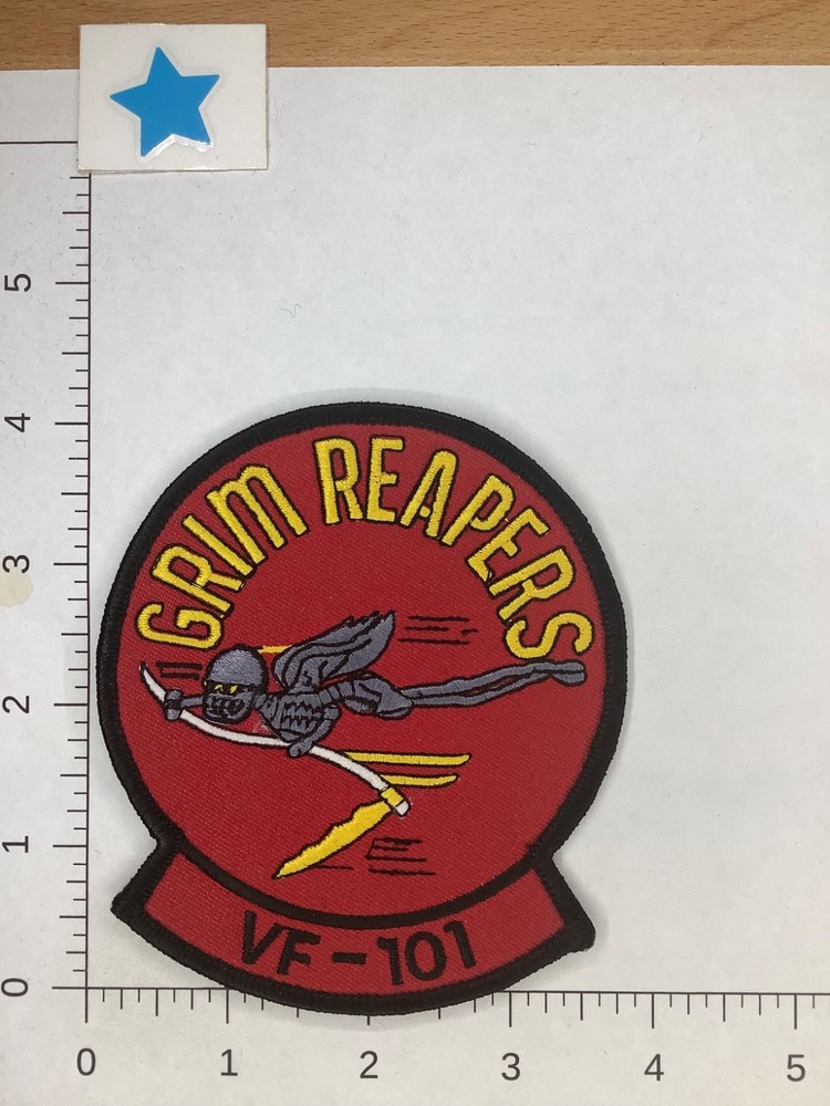 US NAVY GRIM REAPERS VF-101 SQUADRON PATCH