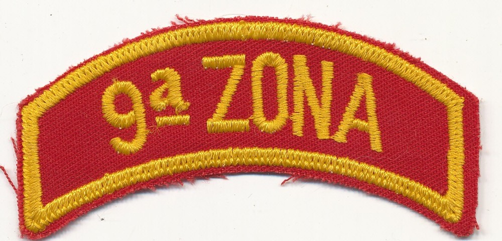 Panama Defense Forces PDF patch 9a ZONA tab Panama made