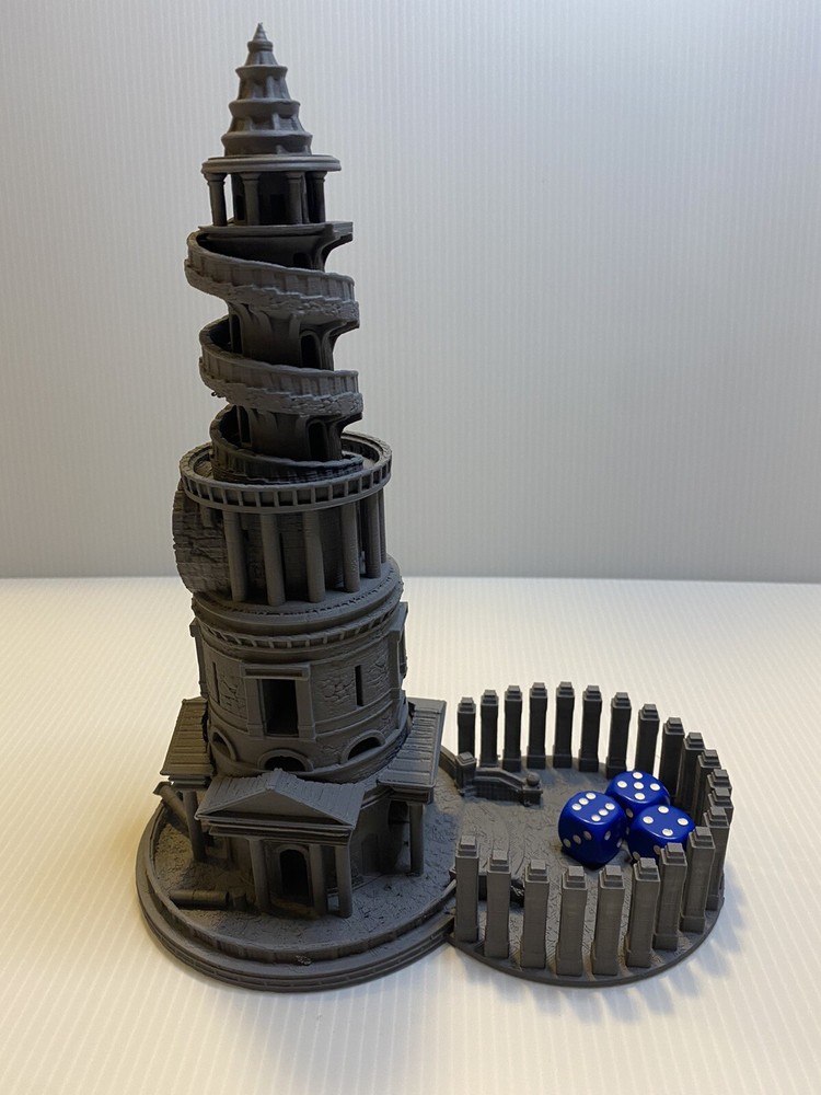 Mediterranean Temple Dice Tower