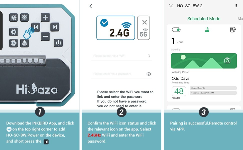 Smart Sprinkler Controller 8 Zones Sprinkler Timer APP Control Irrigation System