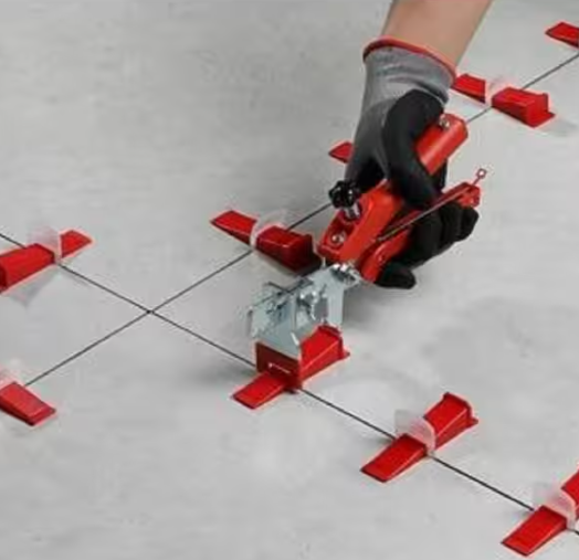 Universal Flatout Clip White 1/8 in Plastic Tile Leveling Spacer System 500-Pack