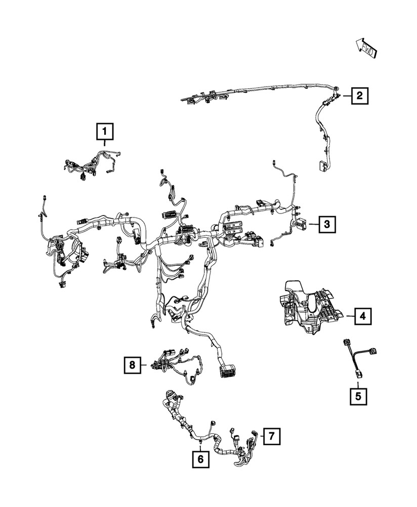 Genuine Mopar USB Cable 68421646AA