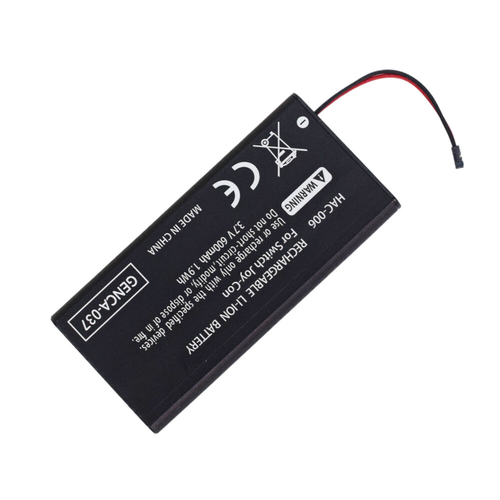 2Pack Rechargeable Battery for Nintendo Switch Joycon Controller 3.7V HAC-006