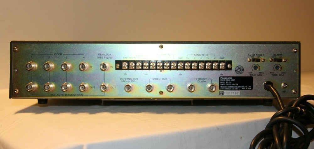 Panasonic Color Quad System wj-450