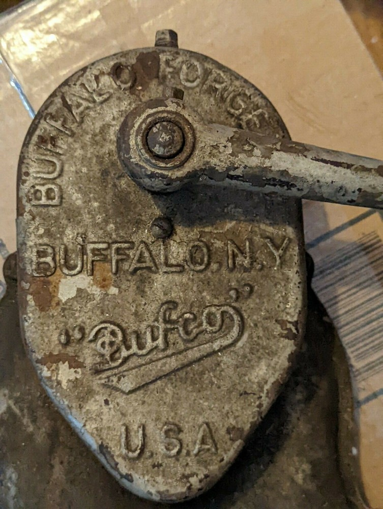 Vintage BUFFALO FORGE CO. "BUFCO" Blacksmith Forge Blower
