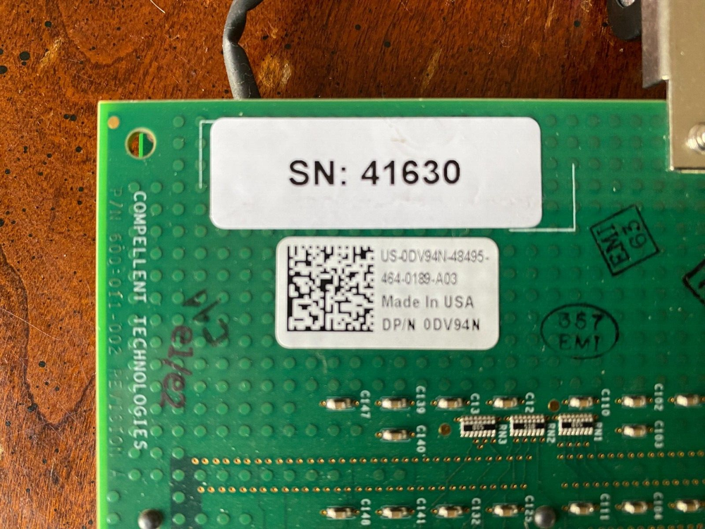 Dell Compellent 2-Port PCI Express X8 512MB Cache RAID Controller (0DV94N)