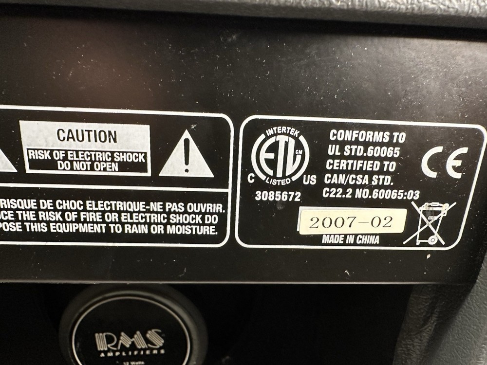 Guitar Amplifier, Compact, RMS, Model # RMSG12, TESTED