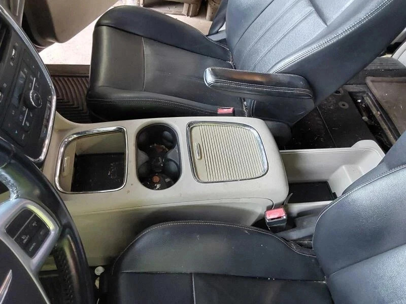2012-2020 Dodge Caravan Front Floor Console W/Sliding Cover TAN