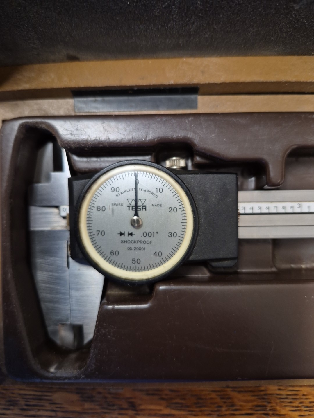 Vintage TESA Swiss-Made Inoxydable Trempe Caliper