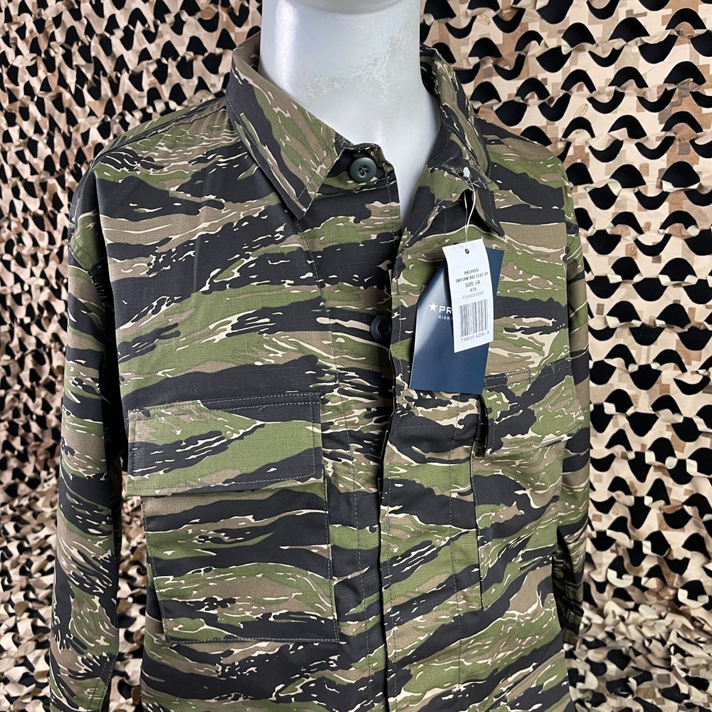 NEW BDU Jacket - Tiger Camo - Small Long