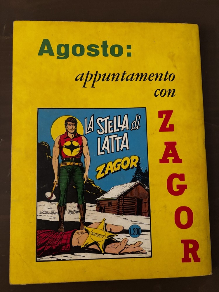 ZAGOR ZENITH No.124 (ZAGOR 73) Original - Bonelli
