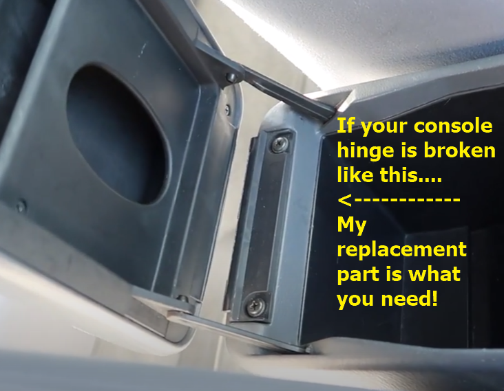 1999-2001 Camry Center Console Hinge Replacement