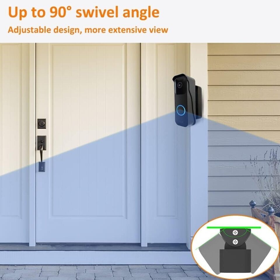 Mount Made for Blink Video Doorbell | Adjustable Design Improve Viewing Angle |