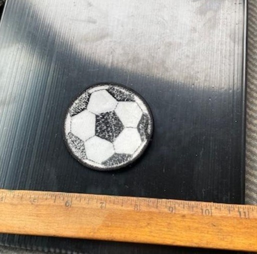 Soccer Ball Embroidered Patch (NOS)