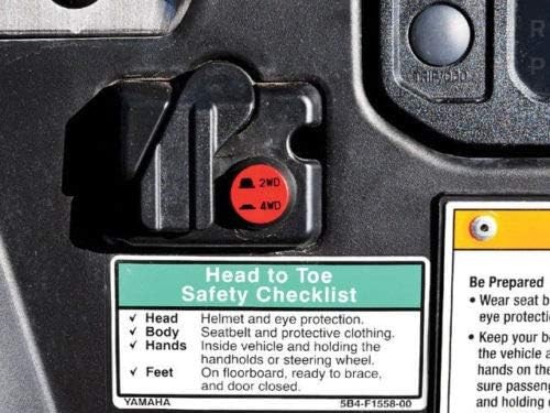 Four Wheel Drive Push Button Switch Compatible with Yamaha Rhino - Part Number