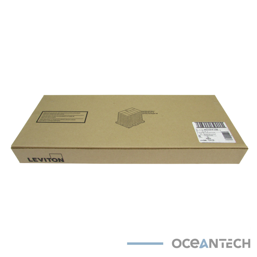 New Leviton E2X1F-CMB e2XHD Rear Cable Manager for Flat Panel