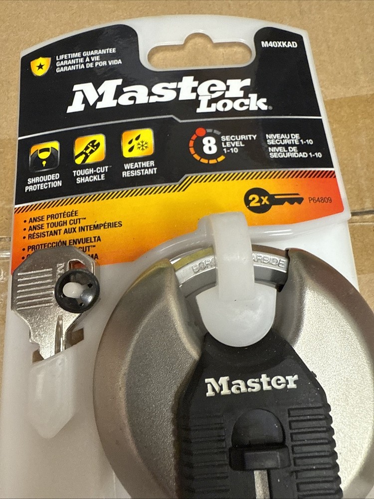 Master Lock Padlock 2 3/4In Steel Keyed Alike Disk