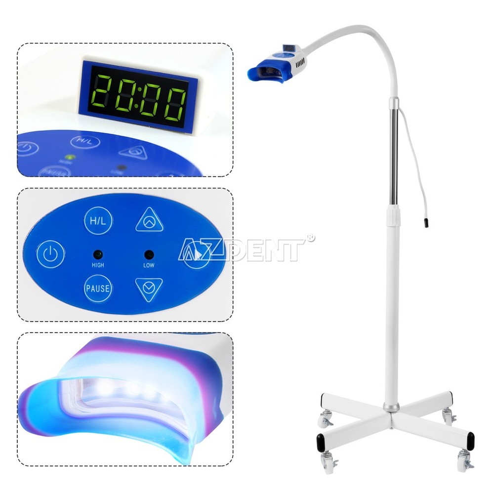 Dental Teeth Whitening Machine Mobile Cold LED Light Bleaching Accelerator Lamp